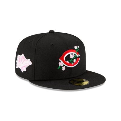 Red Cincinnati Reds Hat - New Era MLB Side Patch Bloom 59FIFTY Fitted Caps USA3704865